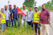 ঈদযাত্রা নিরাপদ করতে দিনাজপুর-গোবিন্দগঞ্জ সড়কে যৌথ কার্যক্রম পরিচালিত