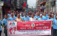 মহান মে দিবসে বে-সরকারি বিদ্যুৎ শ্রমিক ইউনিয়নের কর্মসূচি পালন