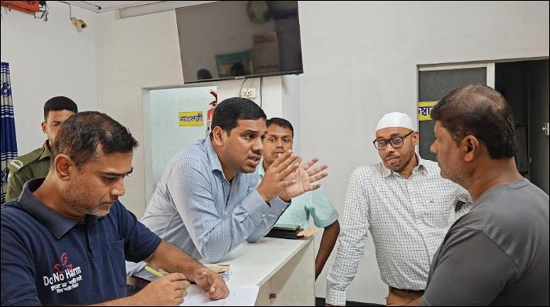 ফুলবাড়ীতে ভ্রাম্যমাণ আদালতে তিন ডায়াগনস্টিক সেন্টারকে জরিমানা