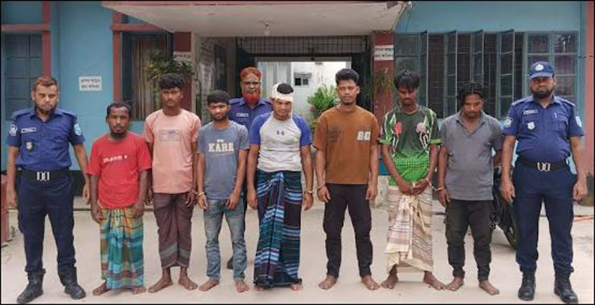 চিরিরবন্দরে ৭ মাদকসেবির বিভিন্ন মেয়াদে কারাদন্ড ও জরিমানা