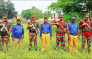 পাঁচবিবি উপজেলার সীমান্ত সুরক্ষায় বিজিবির সঙ্গে গ্রাম পুলিশ