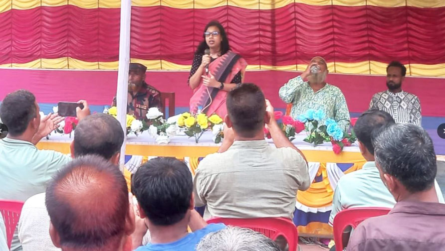 পাঁচবিবি সীমান্তে পুশইন রুখতে ইউএনওর মতবিনিময় সভা