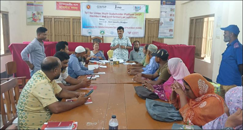 বিরলের আজিমপুর ইউনিয়নে পুষ্টি বিষয়ে প্রশিক্ষক প্রশিক্ষণ অনুষ্ঠিত