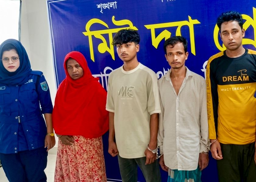 হিলিতে মাদক সেবনের দায়ে ভ্রাম্যমাণে নারীসহ ৪ জনের ৬ মাসের কারাদণ্ড