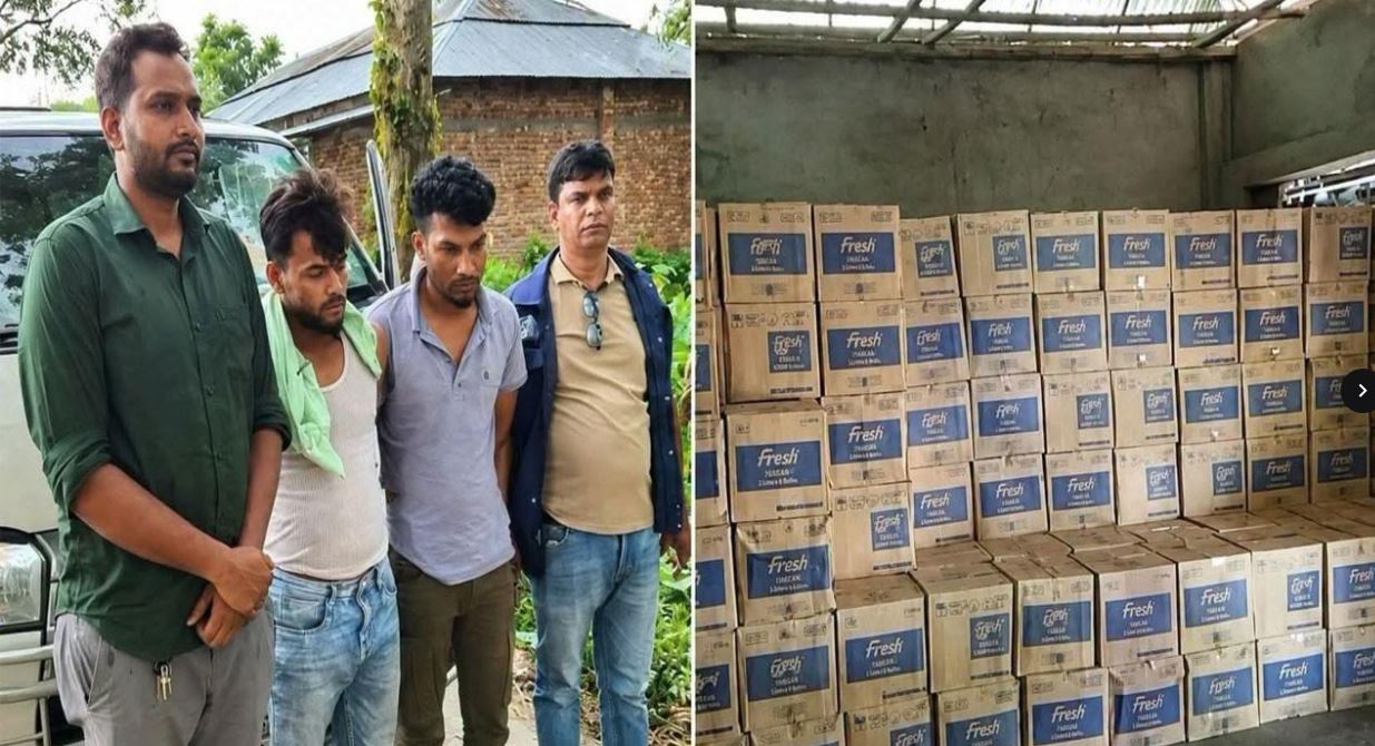 মহাসড়কে ডাকাতির ২৪ লাখ টাকার সয়াবিন তেল বগুড়ার উদ্ধার, চালকসহ গ্রেফতার ২