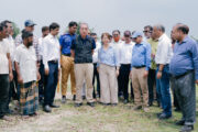 খানসামায় বেলান রিভার  রাবার ড্যাম সাইট পরিদর্শন করলেন জাইকার প্রতিনিধি দল
