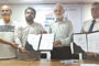 উপকার ভোগীদের মাঝে সুপেয় পানির পাম্প হাউজ হস্তান্তর ও উদ্বোধন অনুষ্ঠান