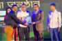 ভলিবলে অসামান্য অবদানের স্বীকৃতিস্বরূপ দিনাজপুরের বিশিষ্ট ক্রীড়া সংগঠক সমিরন ঘোষকে ভলিবল ফেডারেশনের সম্মাননা প্রদান