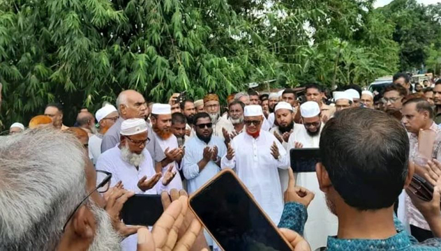 বদরগঞ্জে পৌরশহরে মরা তিস্তা নদীর ব্রিজের  উদ্বোধন