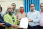 বদরগঞ্জে পৌরশহরে মরা তিস্তা নদীর ব্রিজের  উদ্বোধন