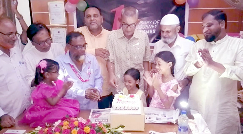 দিনাজপুরে ডেইলি টাইমস অব বাংলাদেশের বর্ষপূর্তি উদযাপন