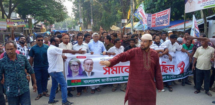 বিরুদ্ধে বিরলে উপজেলা ও পৌর বিএনপির সমাবেশ ও মিছিল অনুষ্ঠিত