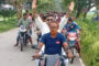 চেয়ারম্যান প্রার্থী ইঞ্জি. আরিফের মটরসাইকেল শোভাযাত্রা