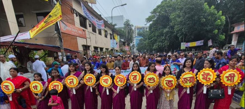 বগুড়ায় নানা আয়োজনে শ্রীকৃষ্ণের জন্মাষ্টমী পালিত