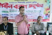 ফুলেল শুভেচ্ছায় জিএমসি ডিগ্রি কলেজে নবীন শিক্ষার্থীদের বরণ