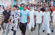 ফুলবাড়ী কয়লাখনির পরিকল্পনা নিয়ে জাতীয় সংসদে প্রধানমন্ত্রীর বক্তব্যের প্রতিবাদে ফুলবাড়ীতে বিক্ষোভ মিছিল