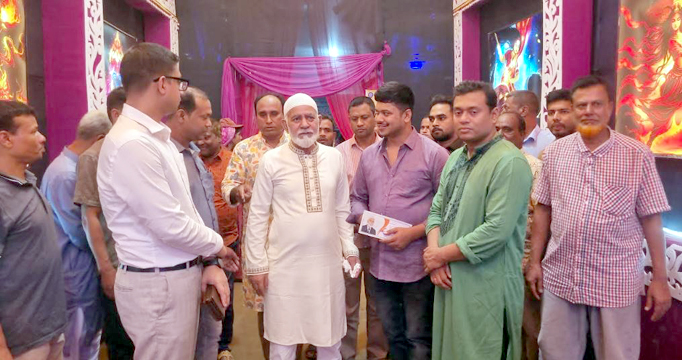 এ জেড এম রেজওয়ানুল হক এমপি’র ফুলবাড়ীতে দুর্গাপূজা মণ্ডপ পরিদর্শন সহ ৬১ মণ্ডপে অনুদান প্রদান