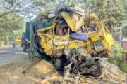 নাটোরে বাস-ট্রাকের সংঘর্ষ, নিহত বেড়ে ১৪, আহত ২০