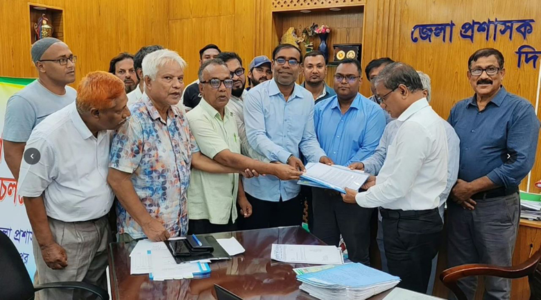 দিনাজপুর ঐতিহাসিক গোর-এ-শহীদ বড় ময়দান জনসাধারণের জন্য উন্মুক্ত করার দাবিতে প্রধানমন্ত্রীর কাছে স্মারকলিপি
