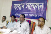 হিলিতে চাঁদাবাজি-হুমকির অভিযোগ, সংবাদ সম্মেলনে সুষ্ঠু বিচারের দাবি