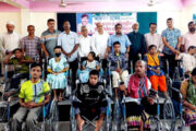 বীরগঞ্জে আজমল হক ফাউন্ডেশনের উদ্যোগে স্মৃতিচারণ ও প্রতিবন্ধীদের মাঝে হুইলচেয়ার বিতরণ