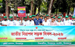 দিনাজপুরে বিভিন্ন কর্মসূচির মধ্য দিয়ে জাতীয় নিরাপদ সড়ক দিবস পালিত